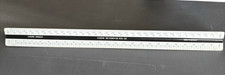 Eugene Dietzgen 1656-BG Engine Divided Triangular Plastic Ruler Germany
