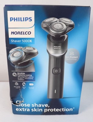 Philips Norelco 5000x Men's Rechargeable Electric Shaver X5004/84 New Box Damage
