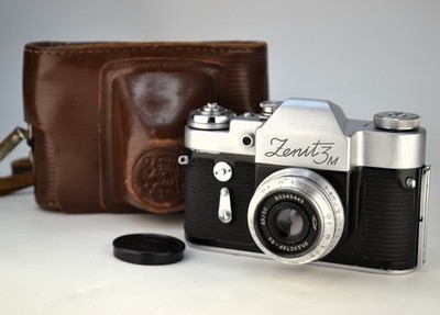 1964 EXPORT USSR ''ZENIT-3M'' SLR camera + INDUSTAR-50 LENS, f3.5/50mm, M39 (9)