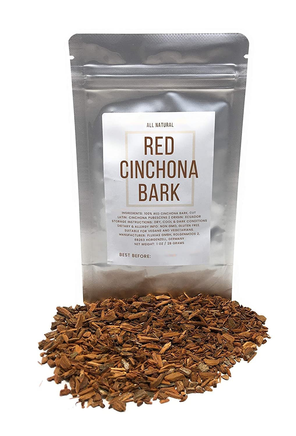 Red Cinchona Bark - Cut, Dried & Natural Cinchona Pubescens from Ecuador, Also K