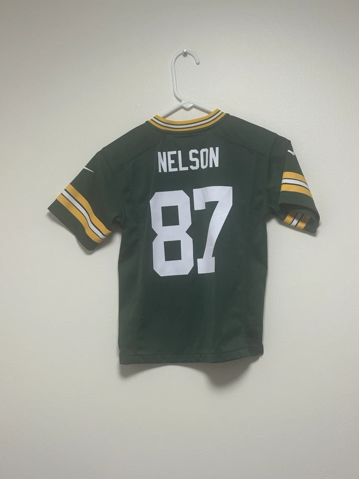 Camiseta para niños Green Bay Packers NFL #87 Jordy Nelson talla L Foto 2 de 3