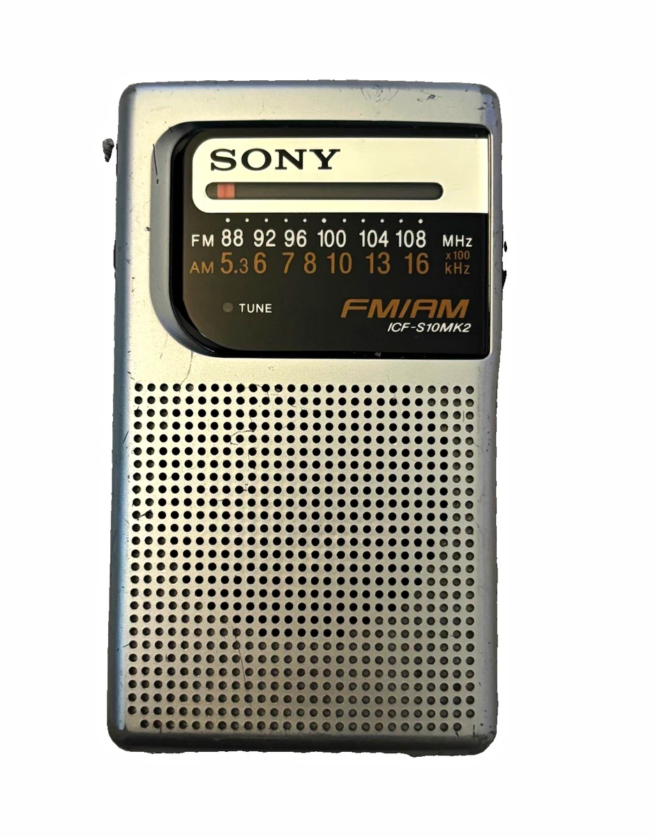 Sony Pocket Portable AM/FM Radios with Headphone Jack for sale | eBay