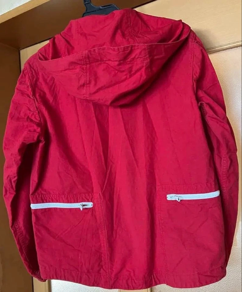 Engineered Garments Mountain Parka XS Red Front Zipper Pockets #EL ZCA - Image 2 of 4
