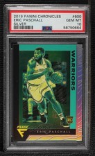 2019-20 Panini Chronicles Flux Silver Eric Paschall #600 PSA 10 GEM MT 8d2