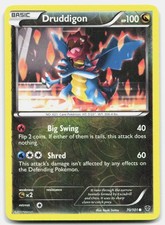 Plasma Blast Druddigon 70/101 MP Pokemon Reverse Holo Common Tcg Card