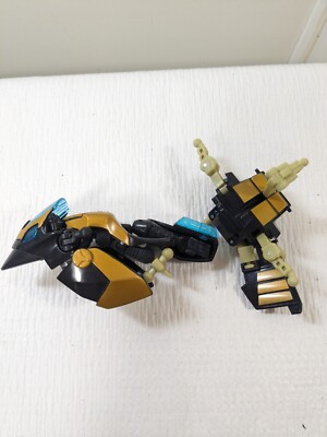 Transformers Animated Samurai Prowl Deluxe class sidecar & motorcycle PARTS set
