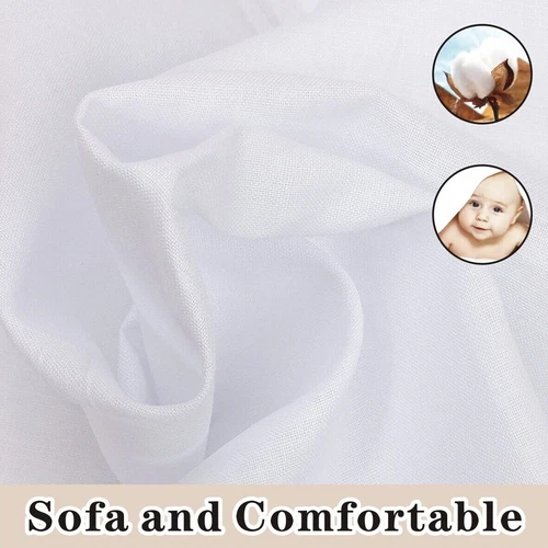 12PCS Mens Large White Square Handkerchief Soft Cotton Hankies Hankerchiefs UK - Picture 3 of 8
