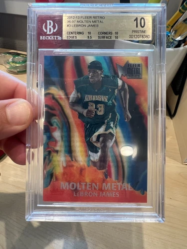 2012-13 Fleer Retro 96-97 Lebron james molten metal 3/20