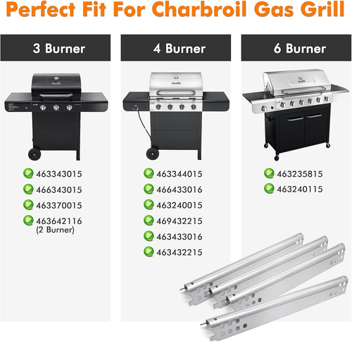 Ricambi griglia per Charbroil Advantage serie 4 fuochi 463344015 463343 - Foto 3 di 12