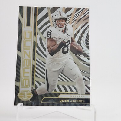 2023 Panini Illusions Amazing #9 Josh Jacobs Gold