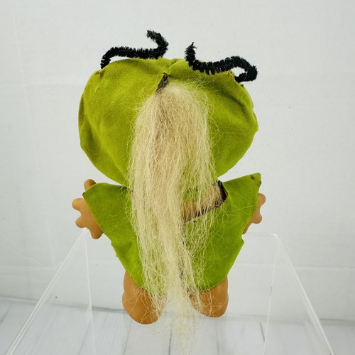 Vintage The Green Hornet Wasp Troll bambola Wishnik Uneeda 6" - Foto 3 di 15