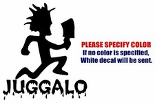 ICP Juggalo Hatchetman Graphic Die Cut decal sticker Car Truck Boat Window 9"