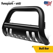 3" Steel Bull Bar Push Bumper Grille Guard for 2005-2015 Toyota Tacoma Pickup