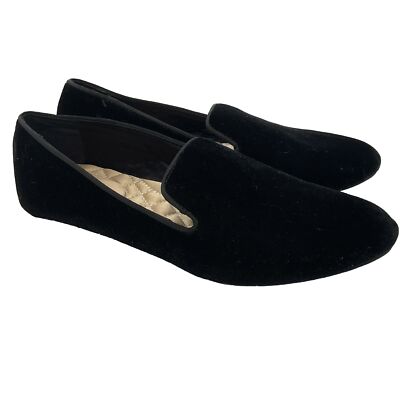 Birdies Starling Black Velvet Comfort Slip On Flats Loafer Size Womens 7 The Starling | Black Velvet | Women main image 4