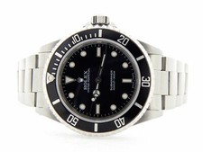 Rolex Submariner No Date Mens Stainless Steel Watch Black Dial Bezel Sub 14060M 4