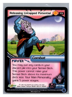 1x DBZ CCG RELEASING UNTAPPED POTENTIAL P9 PROMO BUU SAGA DRAGON BALL Z LIMITED