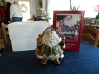 Fitz & Floyd "Jolly Ole St, Nick Cookie Jar " with Box                      Base