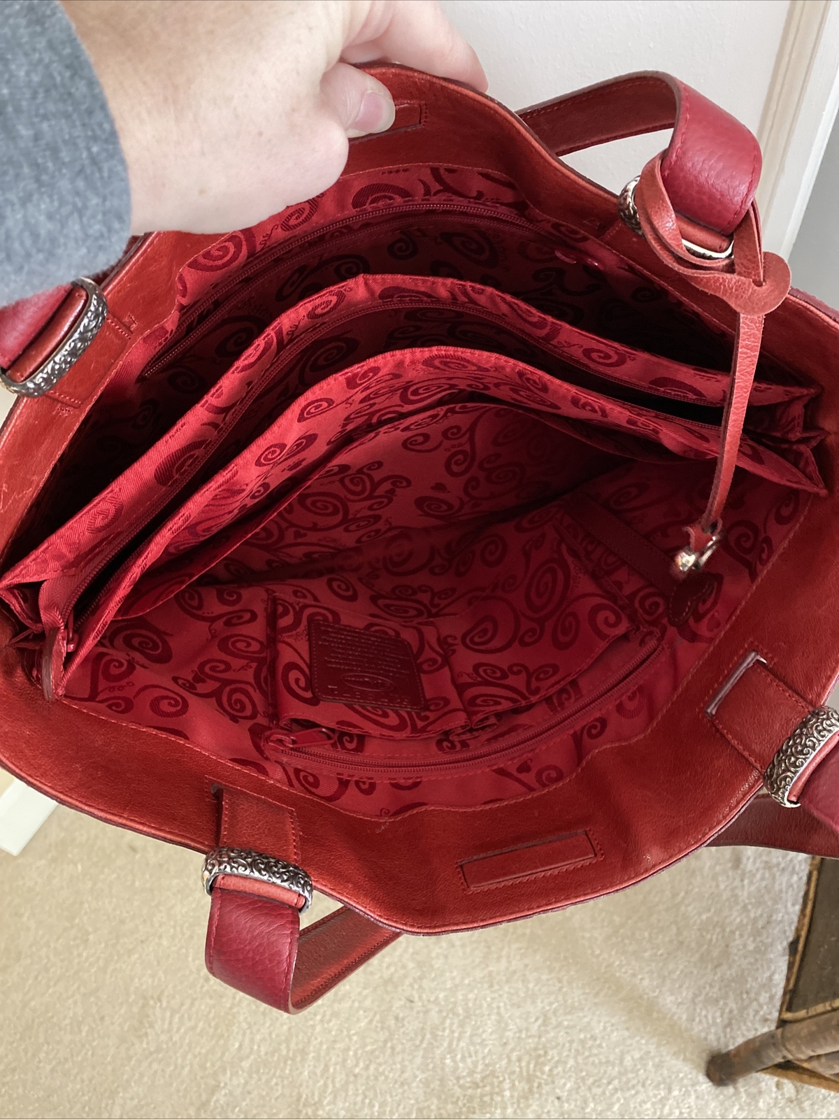 brighton leather tote