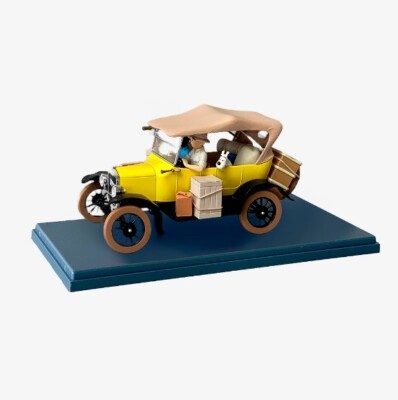 HERGE TINTIN YELLOW FORD T #71 Car Figure 1/24 Authentic Goods | eBay