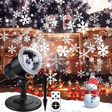 Christmas Projector Light Outdoor, Christmas Snowflake Lights Projector Outdoor