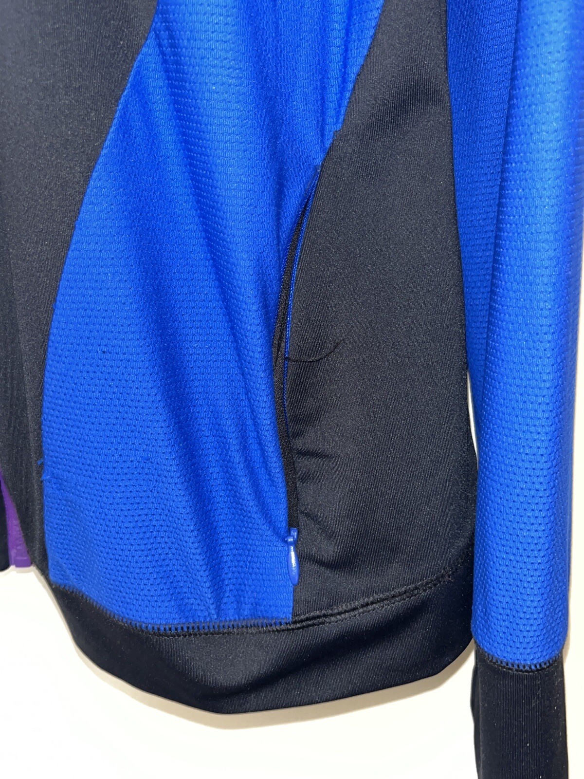 Giacca Fila Track donna 2X nero blu full zip vintage anni 90 tempo libero atletica hip hop