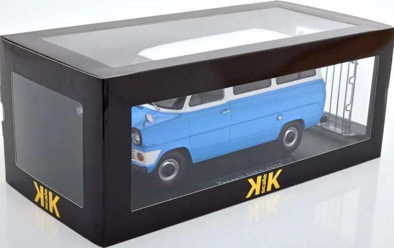 FORD Transit Bus - 1965 - blue / white - KK 1:18 - Immagine 3 di 4