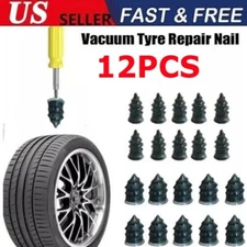 12pc Tire Repair Kit DIY Flat Tire Repair Car Truck Motorcycle Home Plug Patch
