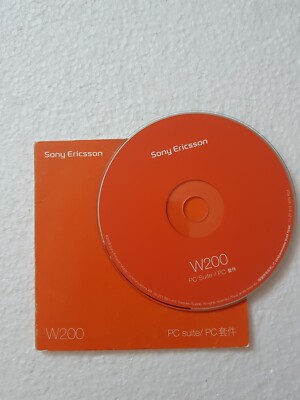 Sony Ericsson PC Suite  W200 Software CD 