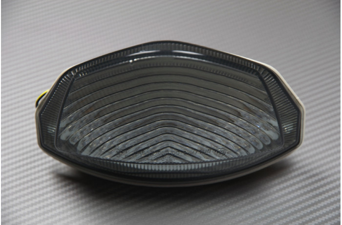 Feu arrière LED fumé à clignotants intégrés pour moto GSX-R 1000 WVCL
