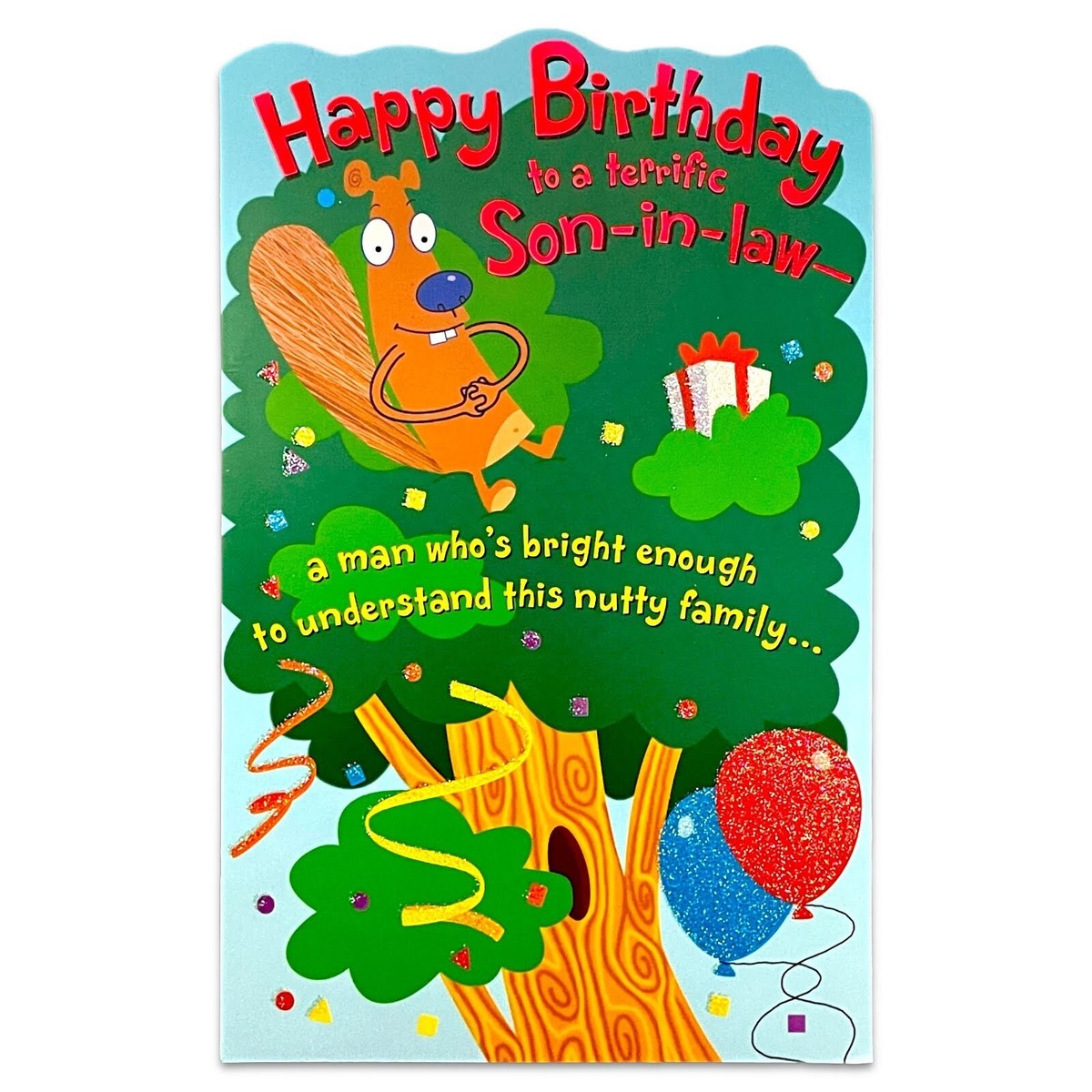 Funny BIRTHDAY Card FOR SON-IN-LAW, Nutty Family by American 