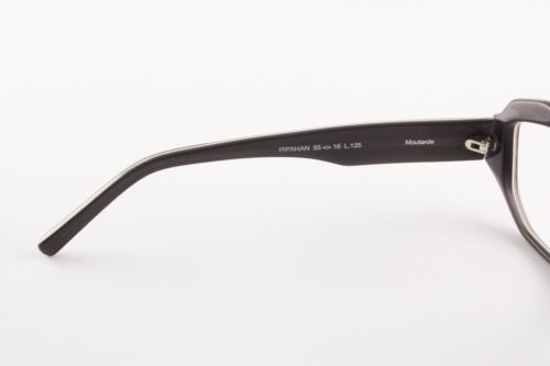 Seltene authentische Traktionssenf IFAHAN 55 mm schwarz mehrfarbige Brille Frankreich - Bild 4 von 5