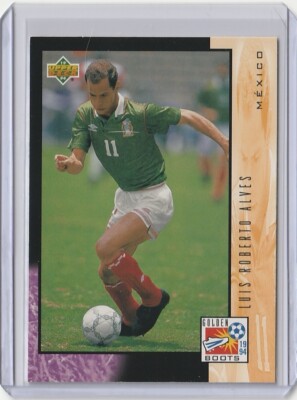 Luis Roberto Alves 1994 Upper Deck World Cup Card Golden Boots #329 Mexico