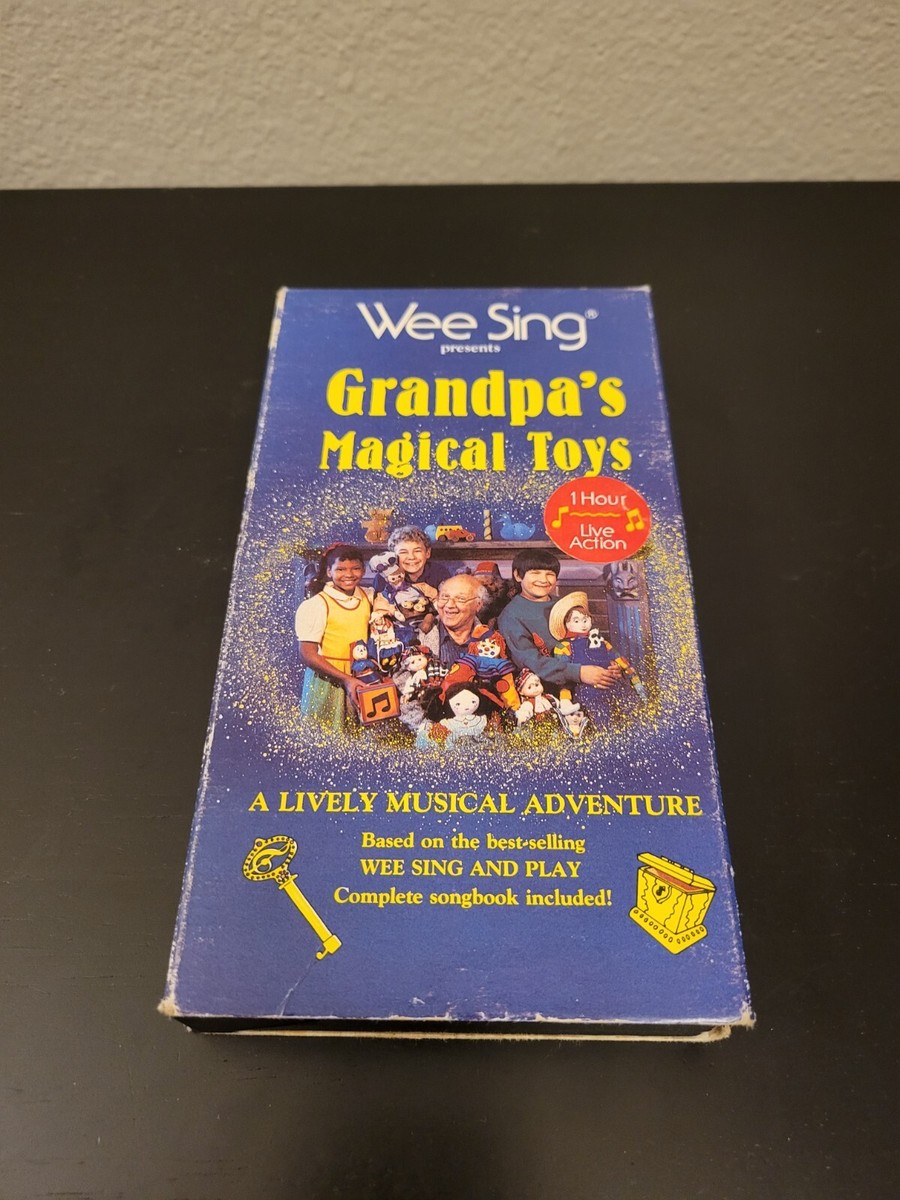 Wee Sing Grandpa's Magical Toys VHS 1988 Price Stern Sloan Wee Sing Grandpa's Magical Toys VHS 1988 Price Stern Sloan