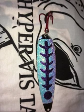 High Percentage Salmon Trolling Spoon With Hyper Vis Tape Not Paint 4 3/4”