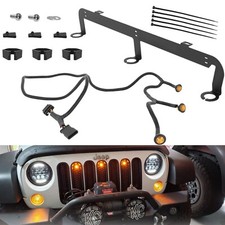 Pre-runner Led Grille Light Bar Kit Fits For Jeep Wrangler Jk 24-door 2007-2018 Pre-runner Led Grille Light Bar Kit Fits For Jeep Wrangler Jk 24-door 2007-2018