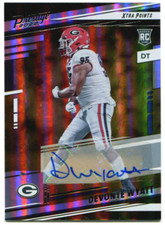 2022 Panini Prestige #355 Devonte Wyatt Xtra Points Foil Rookie Auto Packers 