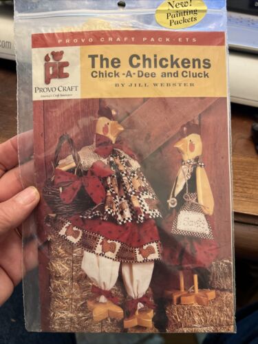 Provo Craft Pack-ets The Chickens Chick-a-dee and Cluck Jill Webster Pattern - Picture 1 of 2