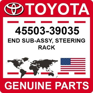 Genuine Toyota 45503-39135 Steering Tie Rod End Sub-Assembly Genuine Toyota 45503-39135 Steering Tie Rod End Sub-Assembly