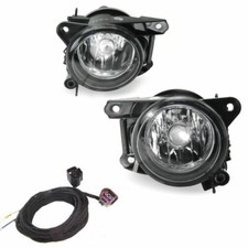 Für VW Polo 6N2 1999-2001 Nebelscheinwerfer Klarglas Klar H7 Birnen + Kabelbaum