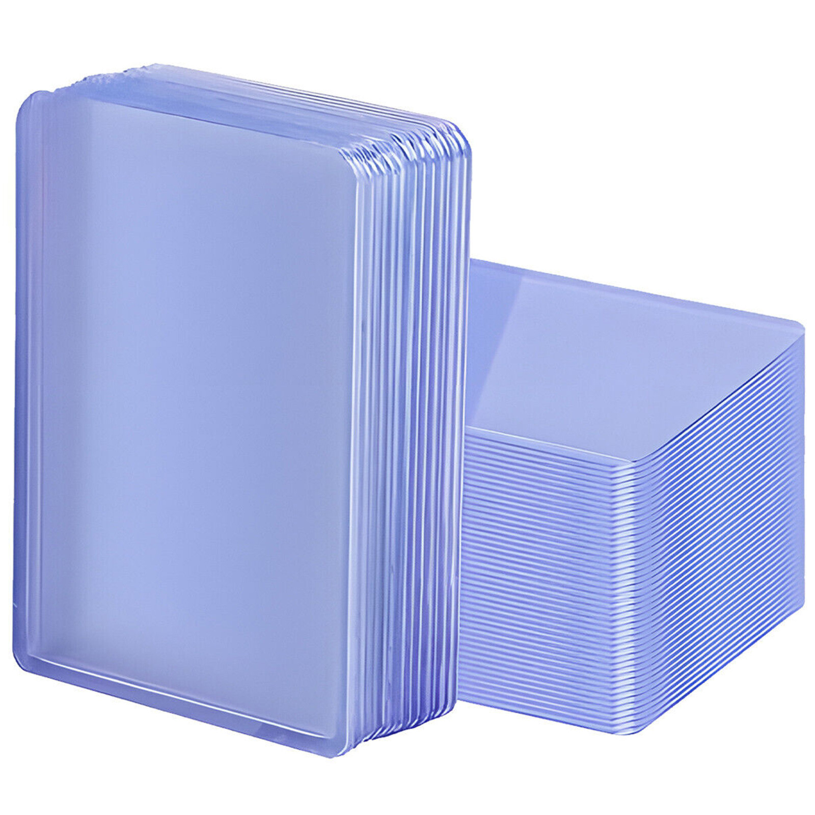 25/50/100/200 Trading Card Sleeves Hard Plastic Clear Case Holder Baseball Cards