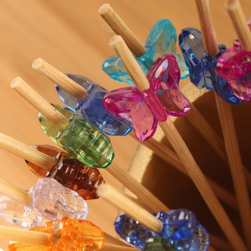 3.9" Butterfly Skewers - Picture 4 of 14