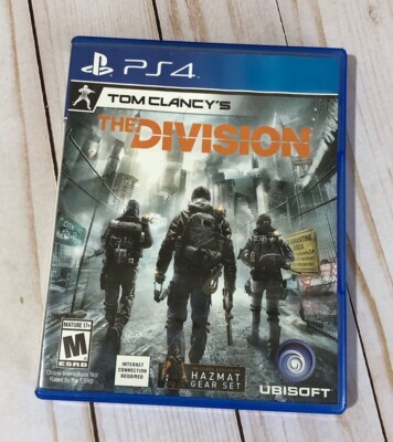 Sony PlayStation 4 PS4 Tom Clancy Division Video Game Ubisoft FPS Multiplayer M