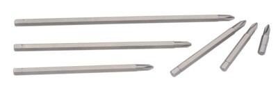 Genius Tools 1/4'' Hex Shank, PH.1 Philips Screwdriver Bit, 200mmL - 1801