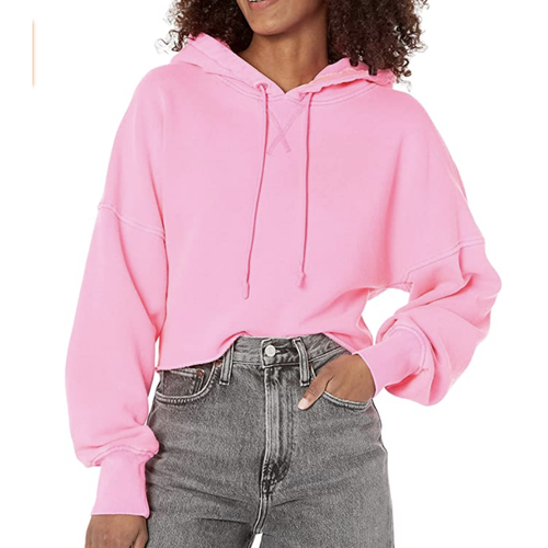 KEIRA CROPPED HOODIE SWEATER 