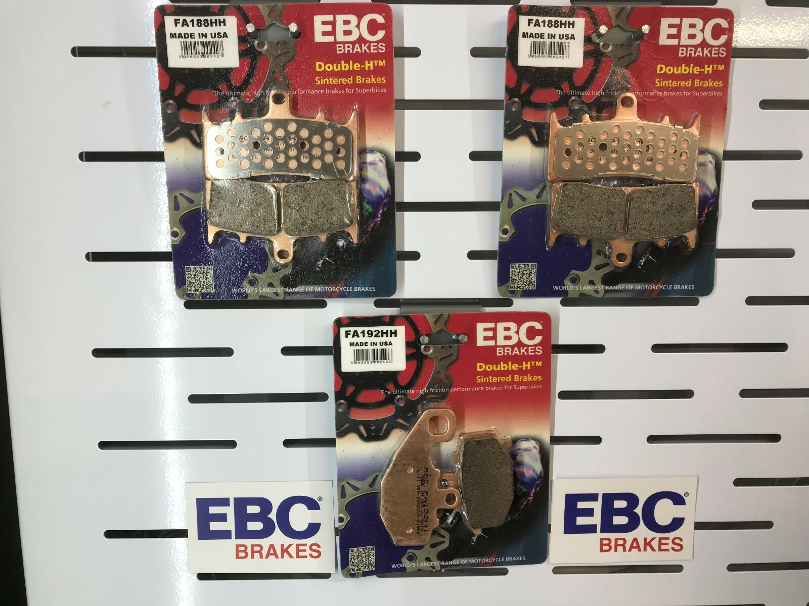 Suzuki GSX1300R Hayabusa 1999-2007 EBC Front Sintered Double H BrakePads FA188HH - Image 96