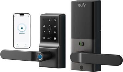 eufy Smart Lock C33 Wi-Fi Fingerprint Keyless Entry Door Lock with Handle | Refurb