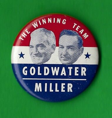 3355 Unusual 1964 Barry Goldwater for President Button 