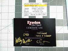 vtg 2004 music rap event concert ticket- Eyedea Abilities @ Rave Bar Eagles Club