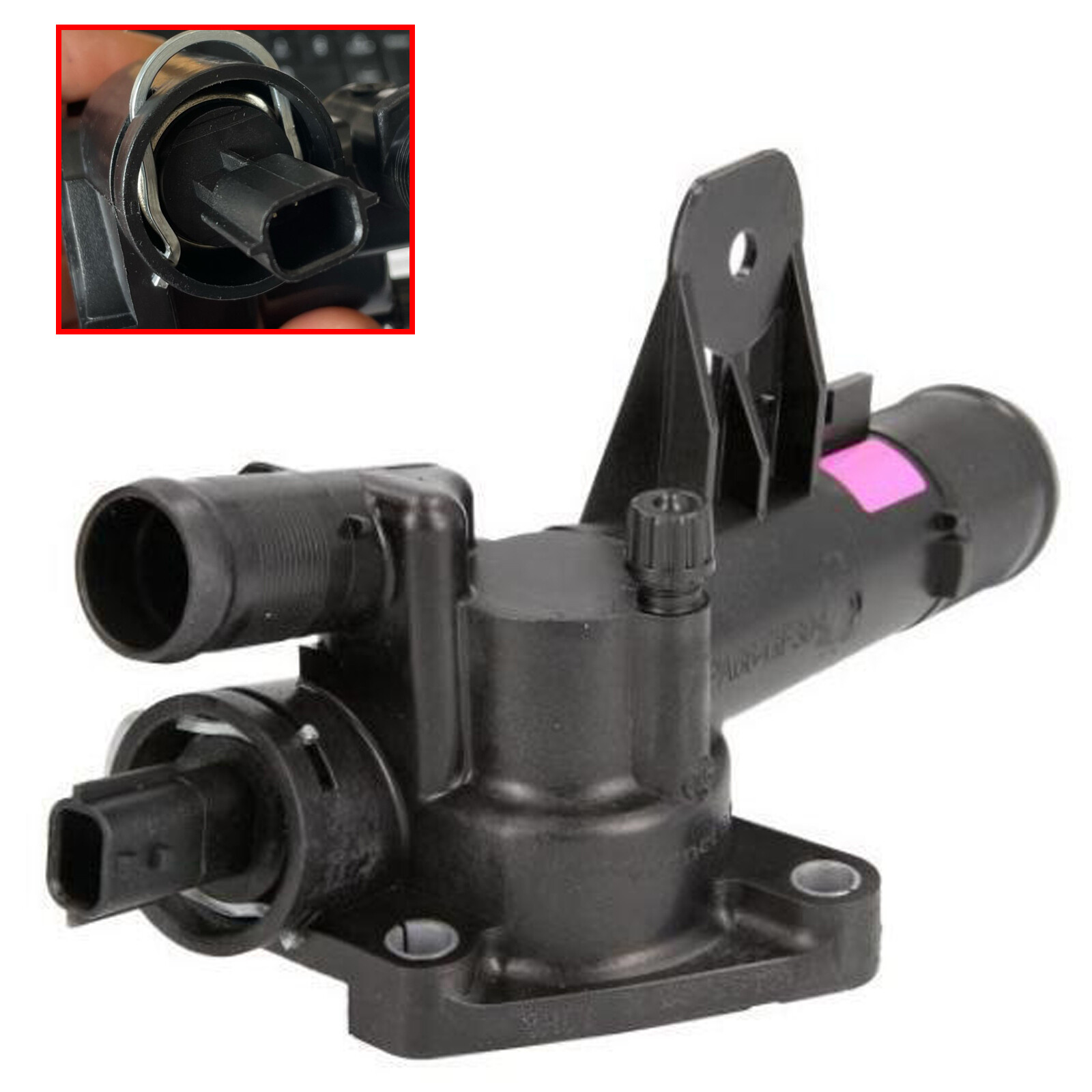 Boîtier de thermostat de précision en composite durable pour Clio 3
