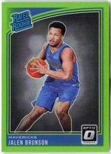 2018 Panini Donruss Optic Jalen Brunson Lime Green /149 #179 RC Mavericks